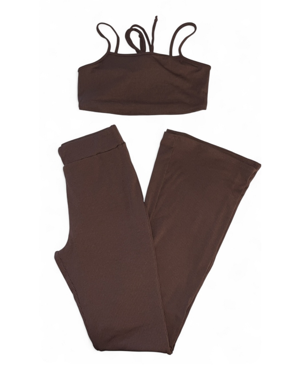 Brown Two Piece Set